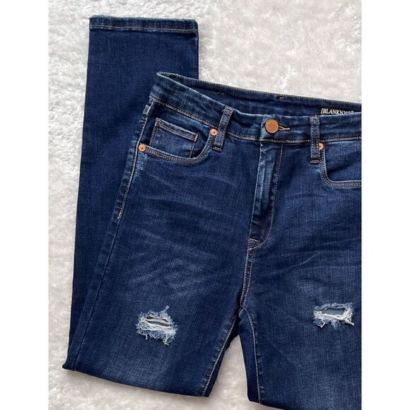 Blank NYC Your Favorite High Rise Distressed Jeans, Size 26 - Picture 3 of 13
